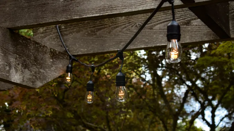 How To Hang Outdoor String Lights