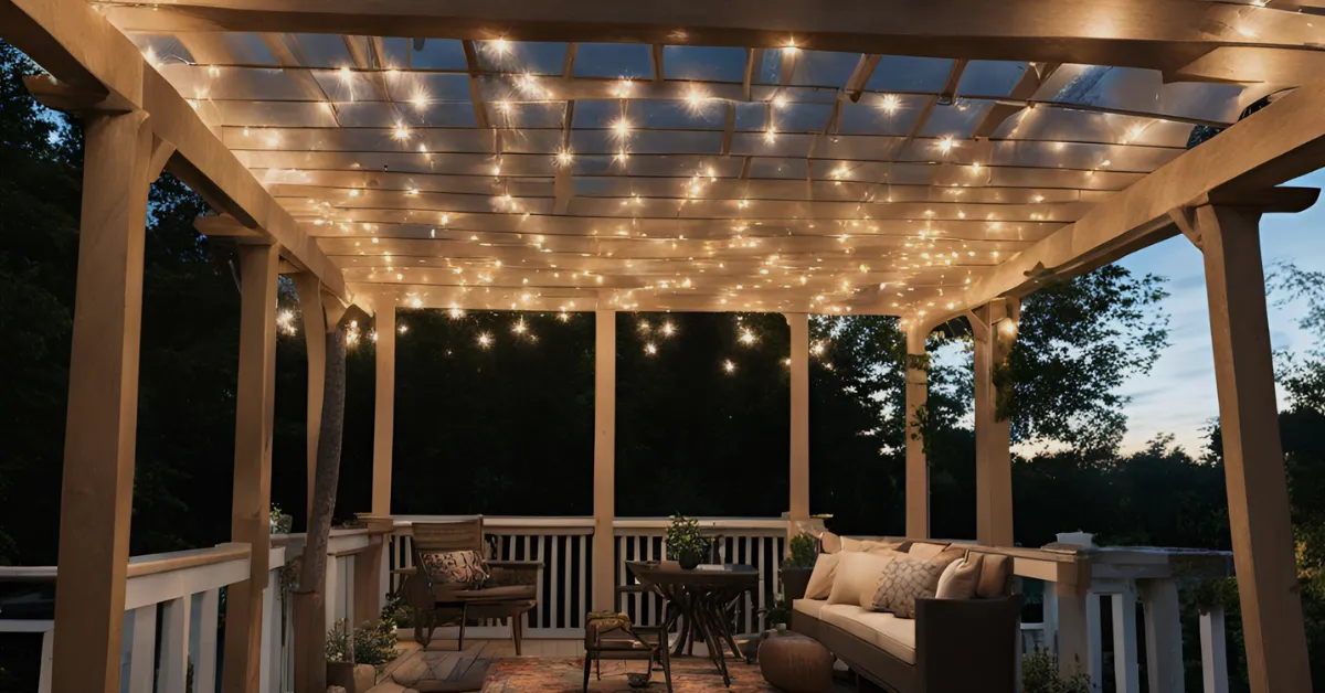 Pergola Lighting Ideas