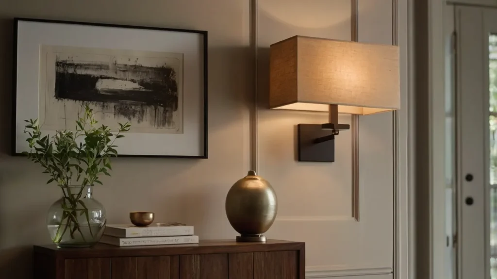 Combine a Wall Sconce with a Table Lamp