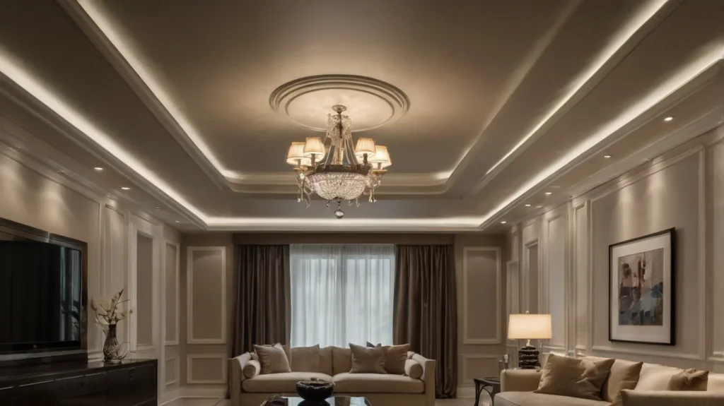 Cove Lighting with Crown Molding